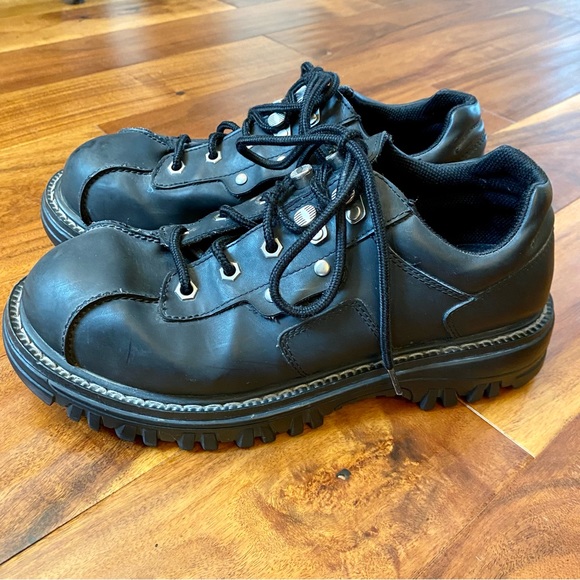 No Boundaries Other - No Boundaries Shane IV Vintage 90s Y2k Black Chunky Soles Shoes Size 10